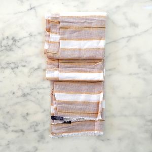 NWT. The Limited Linen/Rayon/Cotton blended scarf/wrap with multi color stripes.